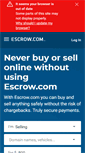 Mobile Screenshot of escrow.com